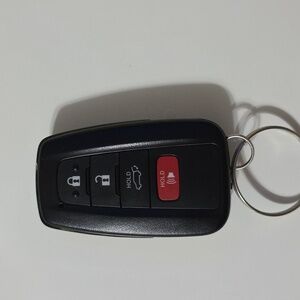 Black Car Key Fob with Red Button